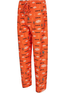 Concepts Sport Oklahoma State Cowboys Mens Black All Over Print Sleep Pants