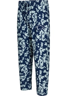Concepts Sport Penn State Nittany Lions Mens Navy Blue Striped Multi-Color Sleep Pants