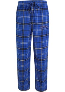Concepts Sport Tulsa Golden Hurricane Mens Blue Ultimate Plaid Flannel Sleep Pants