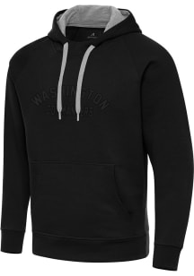 Antigua Washington Commanders Mens Black HomeField Tonal Victory Long Sleeve Hoodie