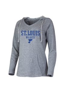 Concepts Sport St Louis Blues Womens Grey Mainstream Hooded Sweatshirt