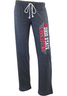 Concepts Sport Ohio State Buckeyes Womens Quest Charcoal Sweatpants