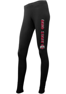 Concepts Sport Ohio State Buckeyes Womens Black Fraction Pants