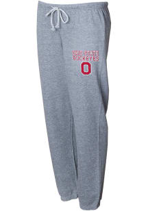 Concepts Sport Ohio State Buckeyes Womens Mainstream Grey Sweatpants