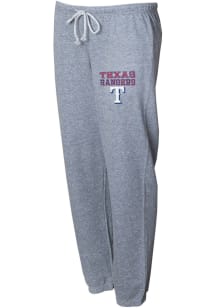 Concepts Sport Texas Rangers Womens Mainsteam Grey Sweatpants