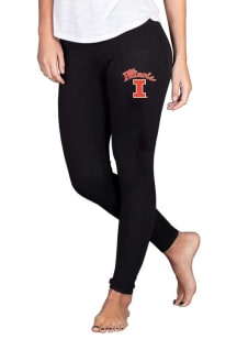 Concepts Sport Illinois Fighting Illini Womens Black Fraction Pants