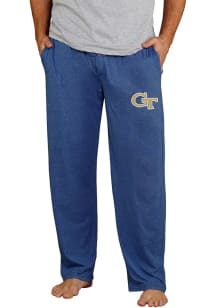 Concepts Sport GA Tech Yellow Jackets Mens Navy Blue Quest Sleep Pants