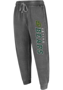 Concepts Sport Baylor Bears Mens Charcoal Trackside Burnout Lounge Jogger Fashion Sweatpants