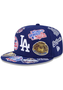 New Era Los Angeles Dodgers Mens Blue All Over 59FIFTY Fitted Hat