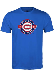 Levelwear Montreal Canadiens Youth Blue Richmond Jr Grail Short Sleeve T-Shirt