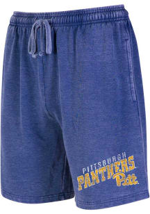 Concepts Sport Pitt Panthers Mens Blue Trackside Burnout Shorts
