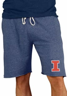 Concepts Sport Illinois Fighting Illini Mens Navy Blue Mainstream Shorts