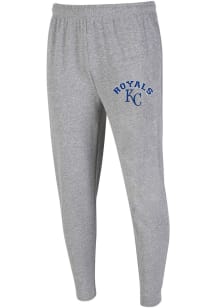 Concepts Sport Kansas City Royals Mens Grey Mainstream Jogger Fashion Sweatpants