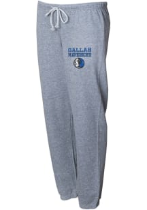 Concepts Sport Dallas Mavericks Womens Mainstream Grey Sweatpants