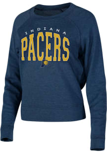 Concepts Sport Indiana Pacers Womens Navy Blue Mainstream Crew Sweatshirt