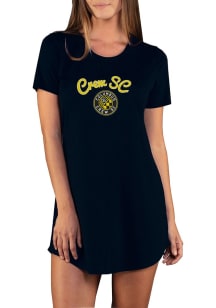 Concepts Sport Columbus Crew Womens Black Marathon Loungewear Sleep Shirt