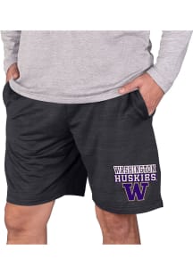 Concepts Sport Washington Huskies Mens Charcoal Bullseye Shorts