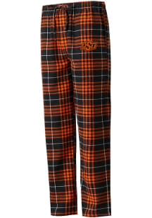 Concepts Sport Oklahoma State Cowboys Mens Black Concord Plaid Sleep Pants