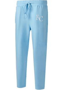 Concepts Sport Kansas City Royals Mens Light Blue Powerplay Fashion Sweatpants