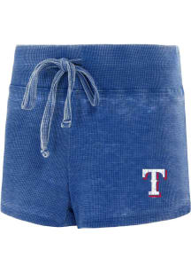 Concepts Sport Texas Rangers Womens Blue Resurgence Shorts
