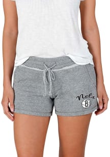 Concepts Sport Brooklyn Nets Womens Grey Mainstream Terry Shorts