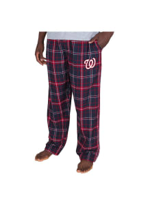 Concepts Sport Washington Nationals Mens Navy Blue Ultimate Flannel Sleep Pants