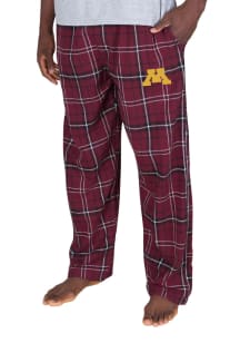 Concepts Sport Minnesota Golden Gophers Mens Maroon Ultimate Flannel Sleep Pants