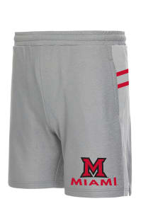Concepts Sport Miami RedHawks Mens Grey Stature Shorts