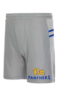 Concepts Sport Pitt Panthers Mens Grey Stature Shorts