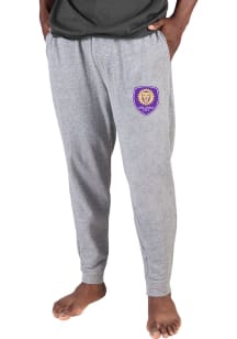 Concepts Sport Orlando City SC Mens Grey Mainstream Cuffed Terry Sweatpants