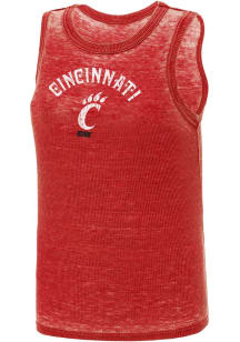 Concepts Sport Cincinnati Bearcats Womens Red Resurgence Logo Tank Top