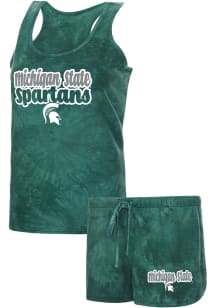 Concepts Sport Michigan State Spartans Womens Green Billboard PJ Set