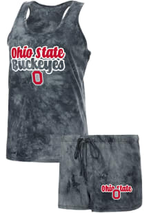 Concepts Sport Ohio State Buckeyes Womens Charcoal Billboard PJ Set