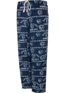 Concepts Sport Sporting Kansas City Womens Navy Blue Flagship Loungewear Sleep Pants