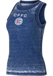 Concepts Sport Chicago Fire Womens Navy Blue Resurgence Tank Top