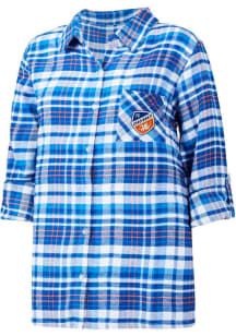 Concepts Sport FC Cincinnati Womens Blue Mainstay Loungewear Sleep Shirt