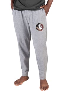 Concepts Sport Florida State Seminoles Mens Grey Mainstream Cuffed Terry Sweatpants