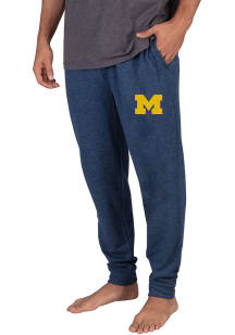 Concepts Sport Michigan Wolverines Mens Blue Mainstream Cuffed Terry Sweatpants
