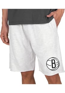 Concepts Sport Brooklyn Nets Mens Oatmeal Mainstream Shorts