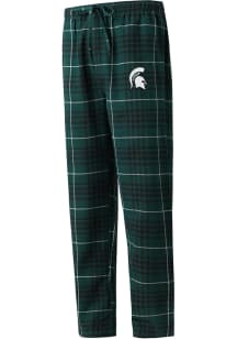 Concepts Sport Michigan State Spartans Mens Green Concord Plaid Sleep Pants