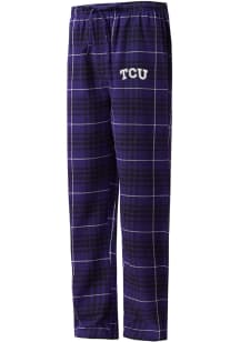 Concepts Sport TCU Horned Frogs Mens Purple Concord Plaid Sleep Pants