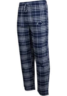 Concepts Sport Penn State Nittany Lions Mens Navy Blue Concord Plaid Sleep Pants