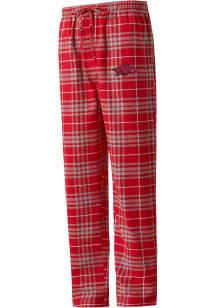 Concepts Sport Arkansas Razorbacks Mens Cardinal Concord Plaid Sleep Pants