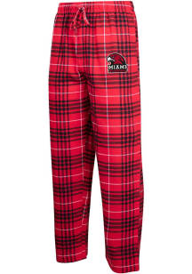 Concepts Sport Miami RedHawks Mens Red Concord Plaid Sleep Pants