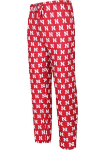 Concepts Sport Nebraska Cornhuskers Mens Red Gauge Sleep Pants