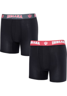 Concepts Sport Indiana Hoosiers Mens Black Breakthrough Boxer Shorts