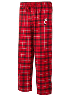 Concepts Sport Cincinnati Bearcats Mens Red Ledger Plaid Sleep Pants