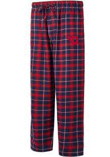 Concepts Sport Dayton Flyers Mens Navy Blue Ledger Plaid Classic Sleep Pants