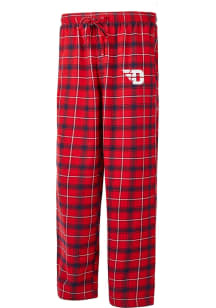 Concepts Sport Dayton Flyers Mens Red Ledger Plaid Sleep Pants