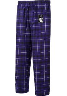 Concepts Sport Northwestern Wildcats Mens Purple Ledger Plaid Sleep Pants